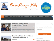 Tablet Screenshot of freerangekids.com